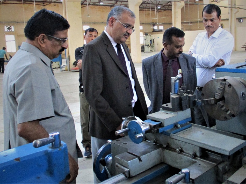 The various activities of NTSC, Rajkot were appraised to by Shri. P.K. Jha, ZGM (Central) and Shri. U. Venkatachalapathi, GM (NTSC-Head). During their visit,  CMD and DPM also interacted with the representatives of Industrial associations to access the business potential. The employees of NTSC, Rajkot were also interacted and motivated to enhance the business.