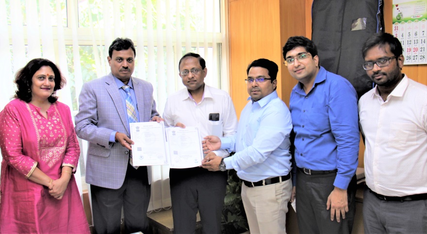 NSIC renews MOU with ICICI Bank on 13.10.2021 to strengthen its endeavour for serving to the financial needs of the MSME Sector. The MoU has been signed by Sh. Sh. P Ravi Kumar,Chief General Manager (BD), NSIC and Sh. Sandeep Garg, AGM, ICICI Bank. Also present on the occasion was Ms. Himani Shali, Chief Manager (Bank Tie Up), NSIC, Sh. Viswash Srivastava and Sh. Rahul Jindal (Chief Managers), ICICI bank.