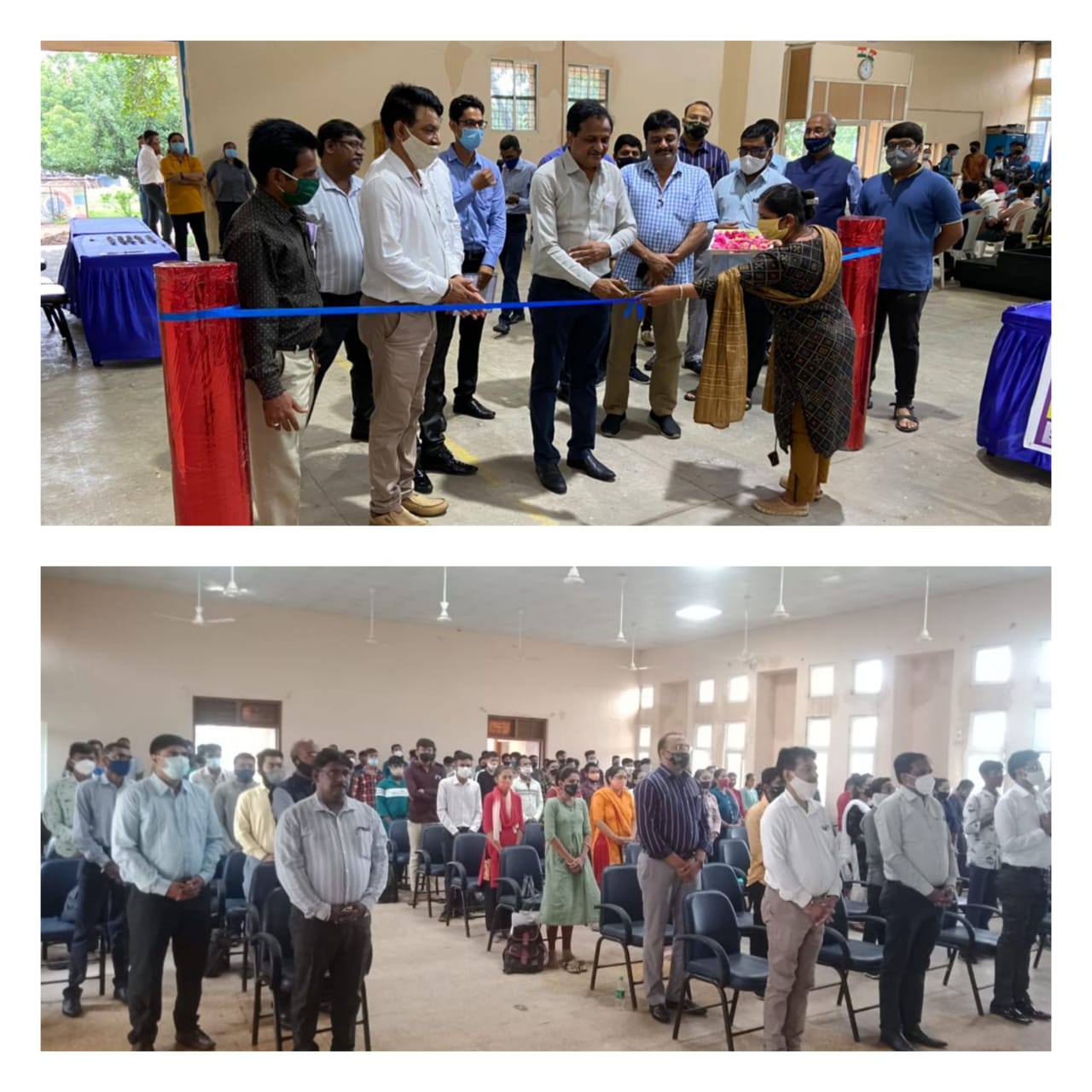 NSIC Technical Services Centre (Rajkot) organized a Job Fair on 26th July, 2021 to facilitate the trainees for their employment through campus placement. The Job Fair was presided by Shri Naresh Seth, President, Aji GIDC industries Associations as Chief Guest and Sh. Vijay Rathod, Director, VRG Energy lndia Pvt. Ltd. Rajkot, as Guest of Honour. On this occasion, Shri U. K Kohli, Centre Head, NTSC addressed the gathering and explained about the benefits of NSIC schemes and importance of NTSC (Rajkot) skill development training programs. More than 80 job aspirant participated and out of these 27 aspirants were shortlisted by several companies.