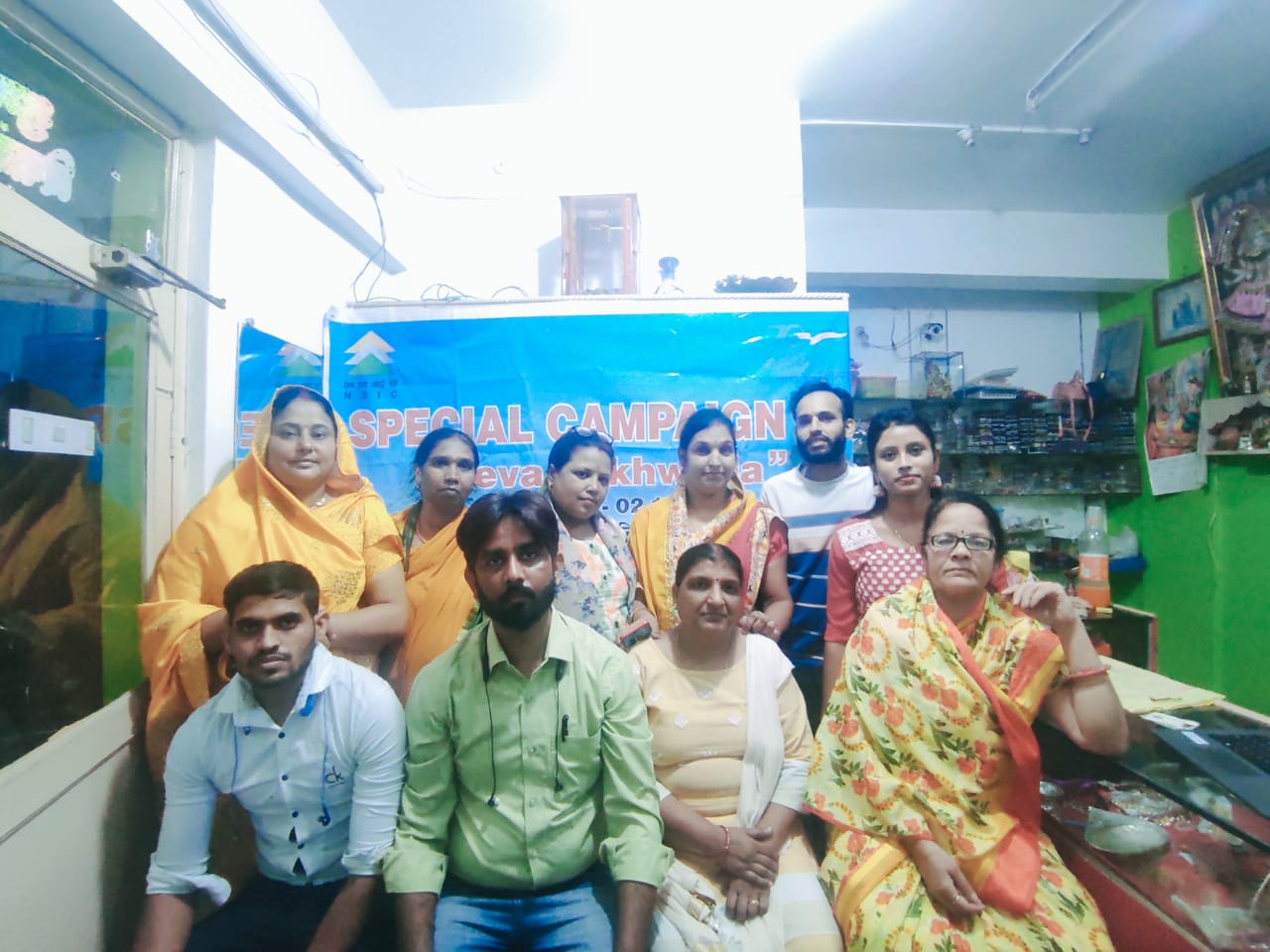 NSIC (Jamshedpur) in association with Jamshedpur Prerna Women Association  on 2nd October 2022  organized a Marketing Campaign about the benefits of NSIC /Ministry of MSME schemes coinciding with Seva Pakhwada Special Campaign 2.0.  Shri Bijay Kumar Sharma, Senior Branch Manager & Shri MD Zeeshan, EA actively participated in this campaign and enlisted 11 Women Entrepreneurs.