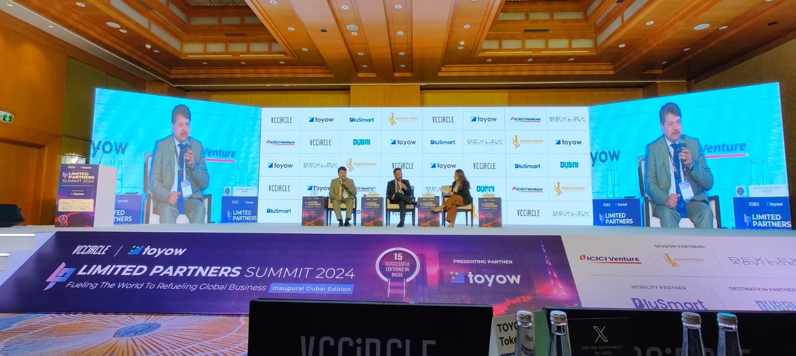 CMD addressed Limited Partners (Venture Capital) Summit at Dubai International Financial Centre organized by VC circle. He deliberated on the topic  Seeding and Accelerating India alternate asset ecosystem and highlighted the role of Sovereign Fund of funds as LP in bringing momentum to the GP participation in accelerating India Start Ups and MSME growth.
