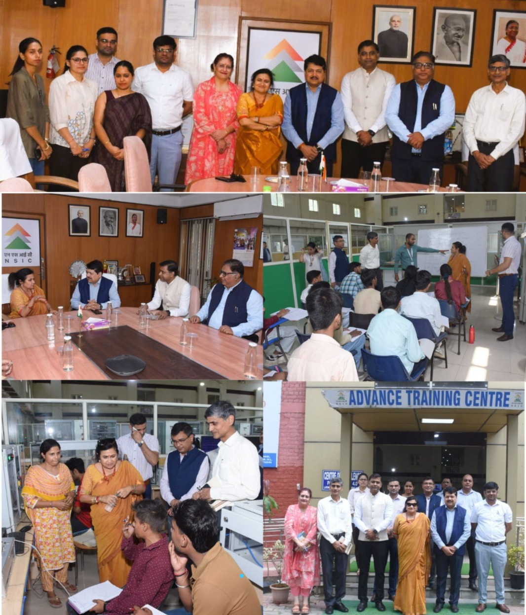 Dr. Rashmi Singh, IAS, Secretary, Department of Women and Child Development, Govt. of NCT of Delhi, visited the NSIC, Head Quarters at Okhla, New Delhi, on April 30, 2026, along with her team to explore opportunities for collaboration in promoting women entrepreneurship and skill development in Delhi.
The delegation was received by Dr. Subhransu Sekhar Acharya, CMD, NSIC, along with Shri Kartikeya Sinha, Director (P&M), and Shri Gaurav Gulati, Director (Fin). During the interaction, Dr. Acharya outlined the evolving MSME landscape in India and highlighted NSIC’s integrated support framework encompassing technology facilitation, credit access, marketing assistance, skill development, and entrepreneurship and Livelihood incubation, along with its international engagement initiatives.
As part of the visit,the delegation toured the LBI and the Adv.Training Centre at NTSC Okhla, where they engaged with trainees and observed ongoing skill development and entrepreneurship development programs