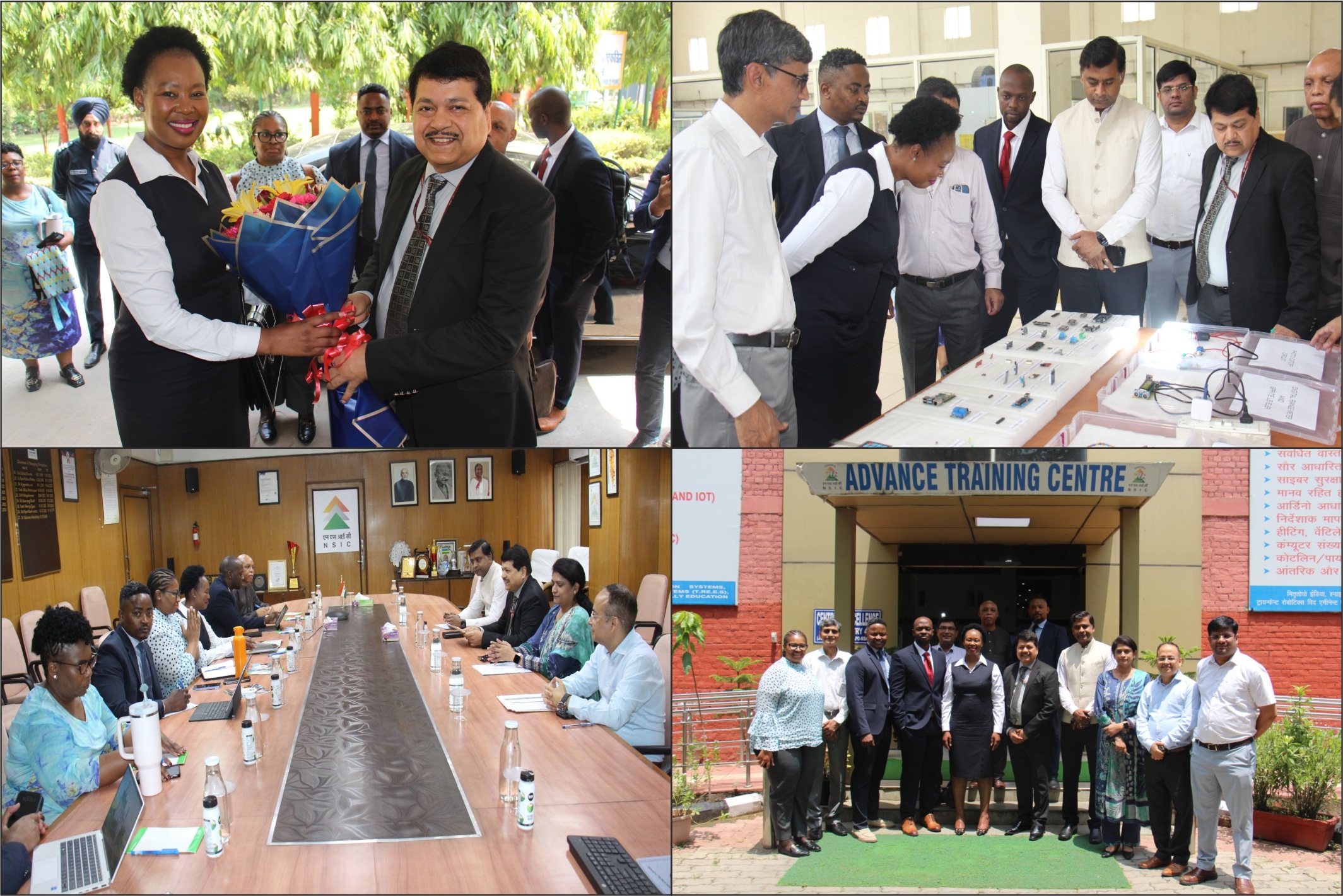 South African Ministerial Delegation Visits NSIC to Explore MSME Cooperation