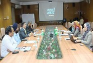 Dr. Hafsah Hashim, CEO, SME Corp., Malaysia along with                    Ms. Sharifah N.S.A. Bakar, Senior Director of Business Advisory & Support Div. and Ms. Azyani A. Hamid, Sr. Manager,  International Cooperation Division, SME Corp.  called upon Mr. Ravindra Nath, CMD, NSIC at NSIC Corporate Office on 30.03.2017 to discuss areas of mutual cooperation for SME development. Mr. Nath briefed them about how NSIC is promoting and developing MSMEs in India & abroad.
<br/><br/>
They were also taken around NSIC Training – cum- Incubation Centre at Okhla, New Delhi and NTSC, Okhla where they appreciated the working technologies and training facilities installed at the Centres and found lot of utility of the same in Malaysia. 
<br/>
<a target="_blank"  href="https://www.facebook.com/NSICLTD/photos/pcb.1383865738318102/1383865091651500/?type=3&theater"><font color="#FF6600">Click here to view  more images.</font></a> <br/>